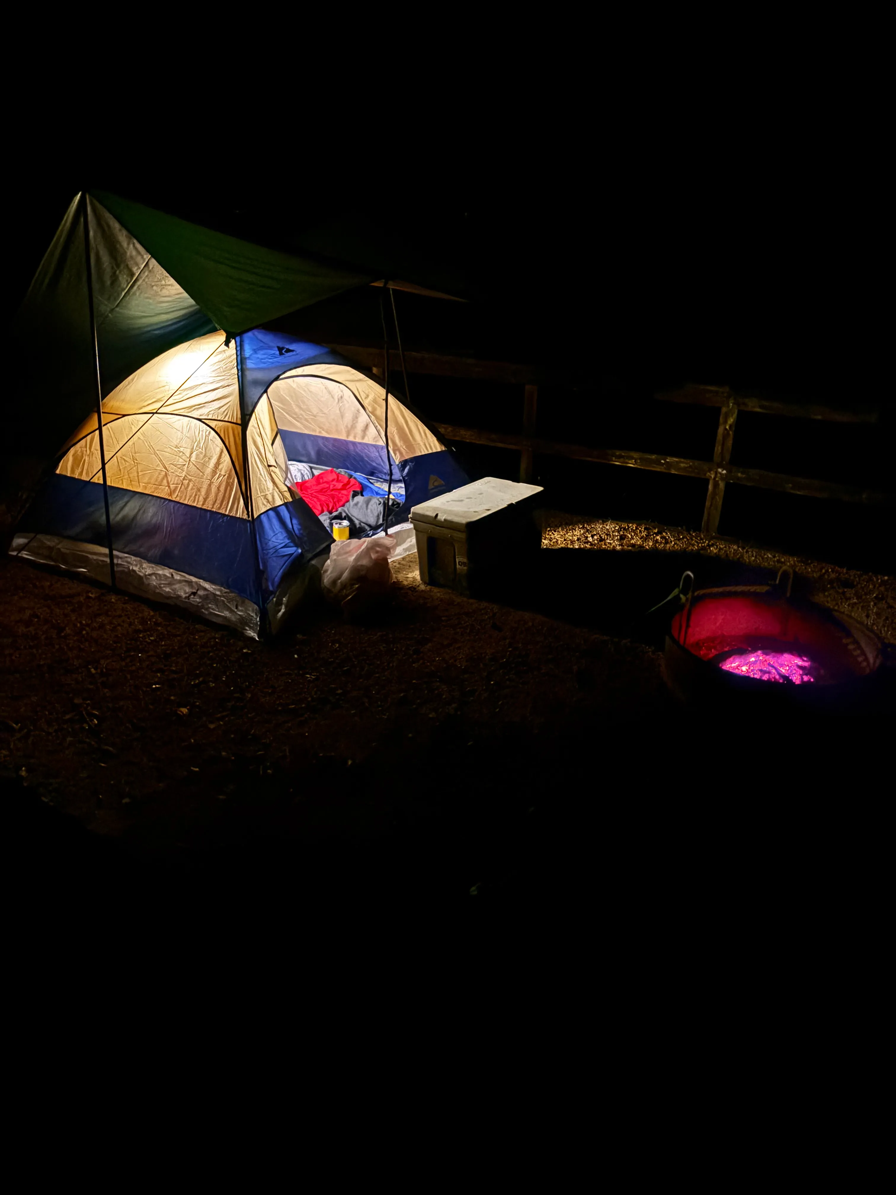 Camping at Clear Springs, Meadville, MS