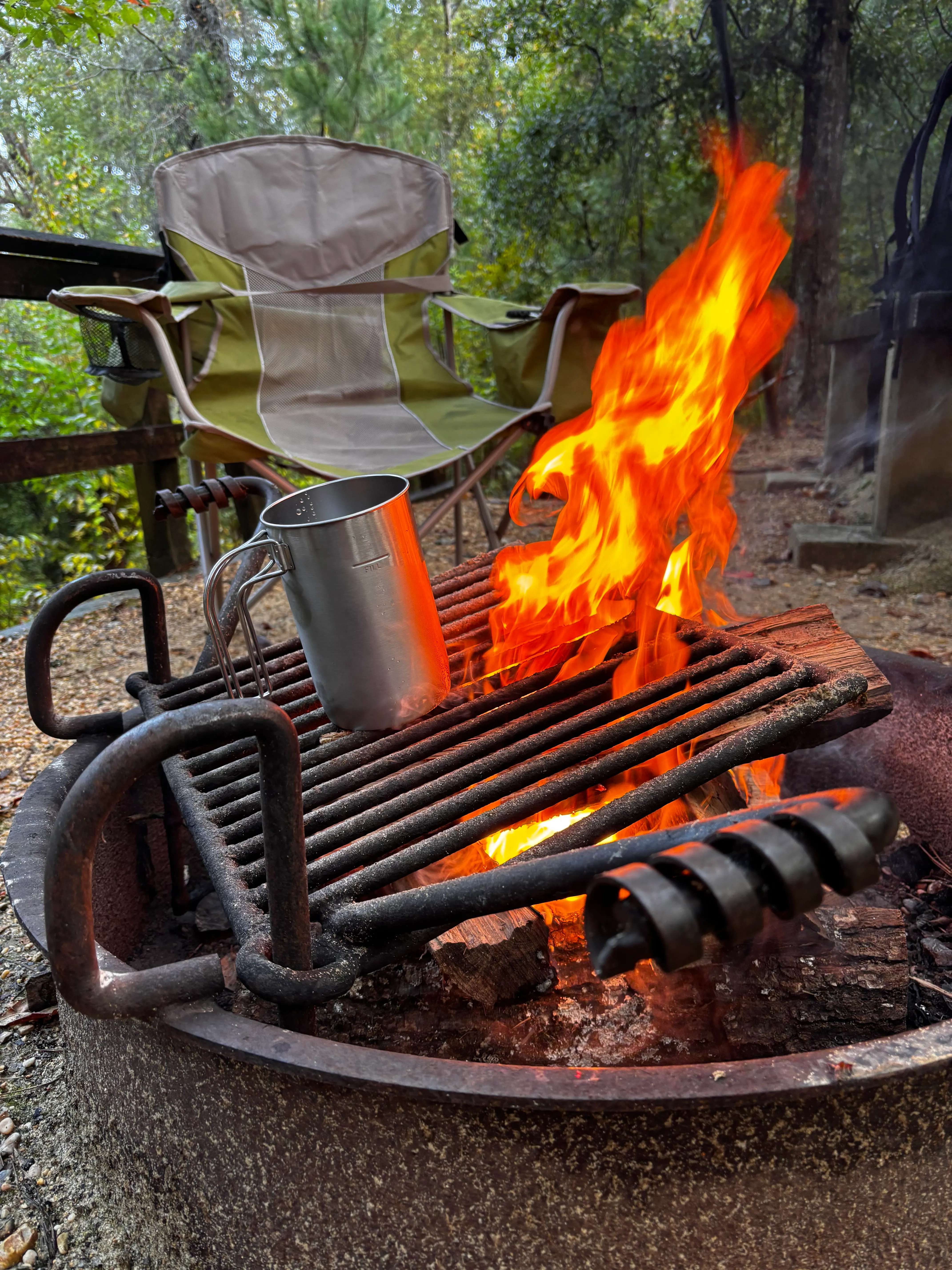 Camping at Clear Springs, Meadville, MS