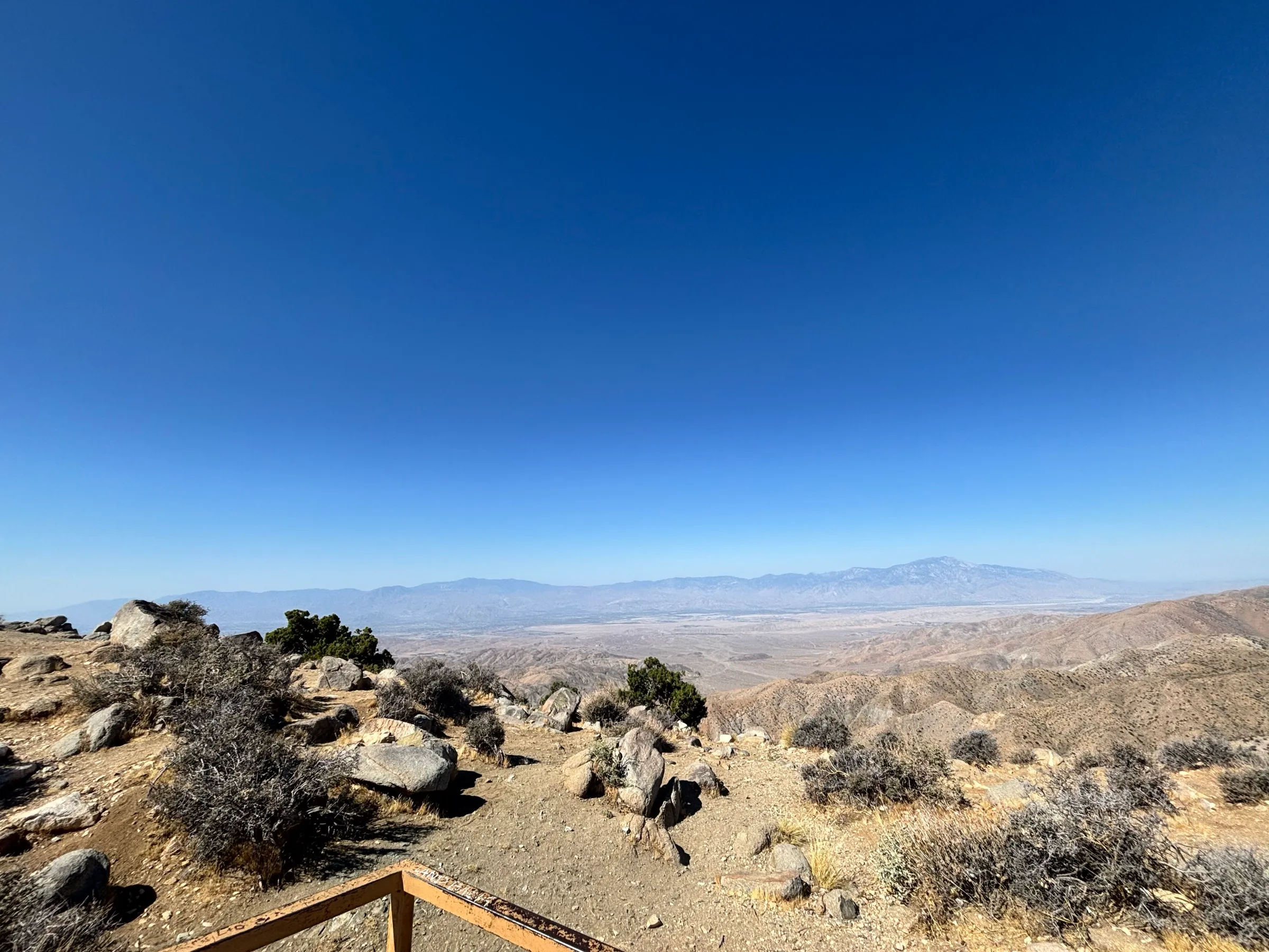 The view from Keys View over the Coachella Valley