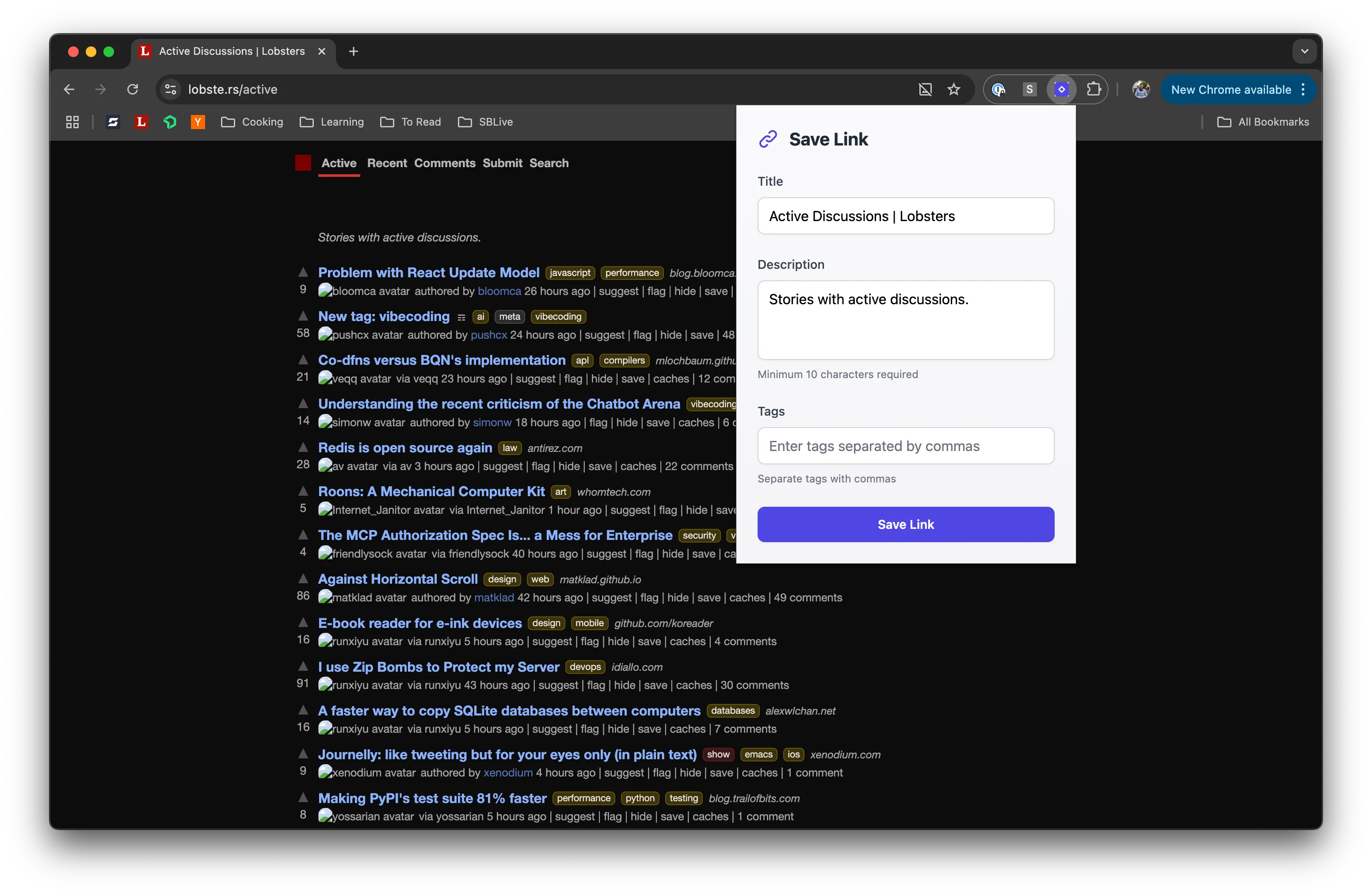 Link Saver