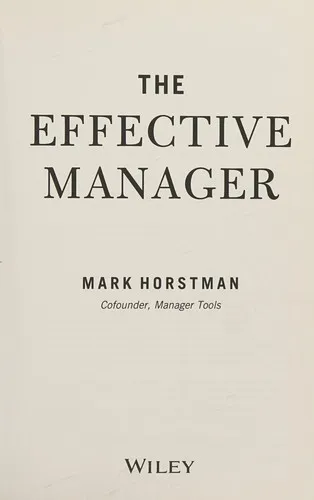 Cover of The Effective Manager